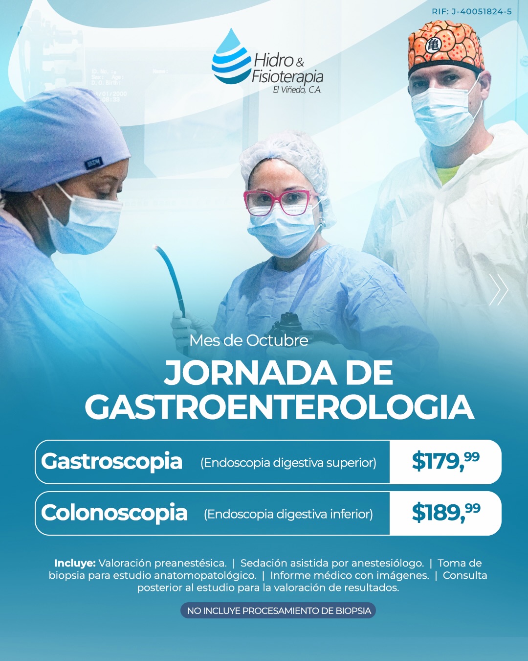 Jornada de gastroenterología del mes de octubre